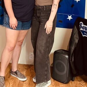 Old Navy Black Wide Leg Jeans